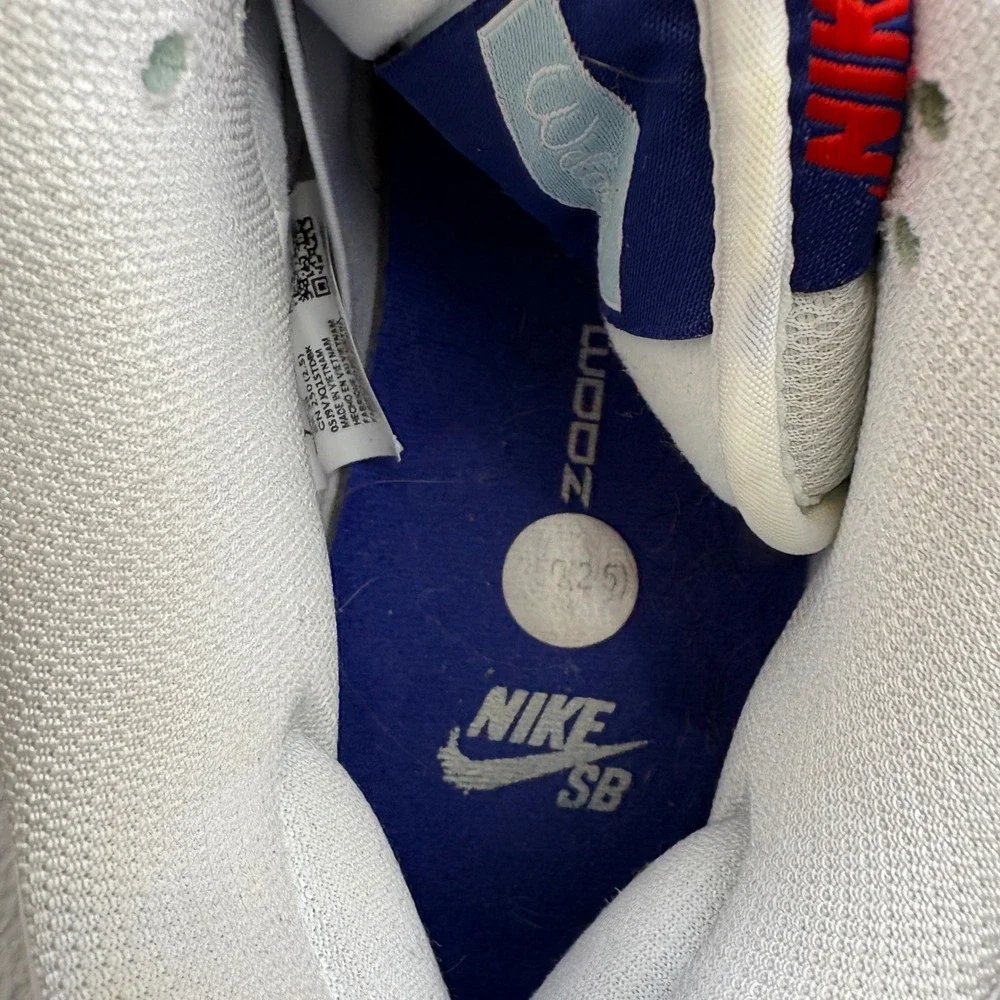 Nike SB Dunk Low Men 7 Blue LA Dodgers Bubblegum Gum Sole DO9395-400 Skate Shoes